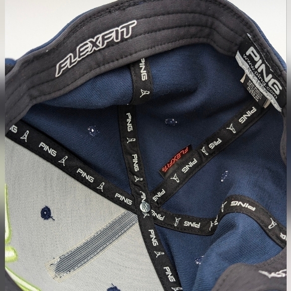 Ping Sensorcool Flexfit Hat L-XL Blue - Picture 6 of 9